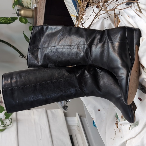 COPY - Loeffler Randall Black wedge heel boot. - Picture 11 of 11